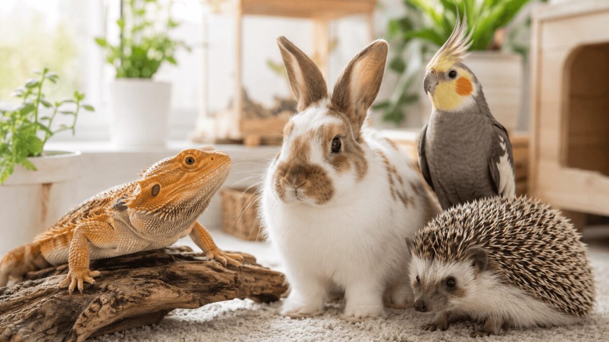 Learn everything about exotic pet care, including housing, diet, enrichment, health, and beginner tips for reptiles, birds, rabbits, and other exotic pets.